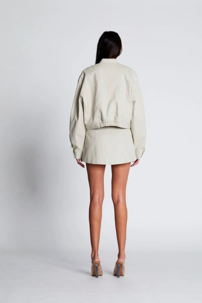 Shop Maisie Wilen White Argon Jacket