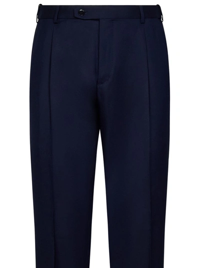 Shop Brioni Blue Trousers