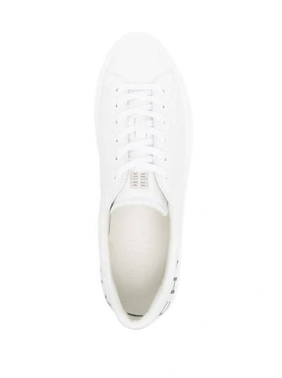 Shop Givenchy White Leather Sneakers