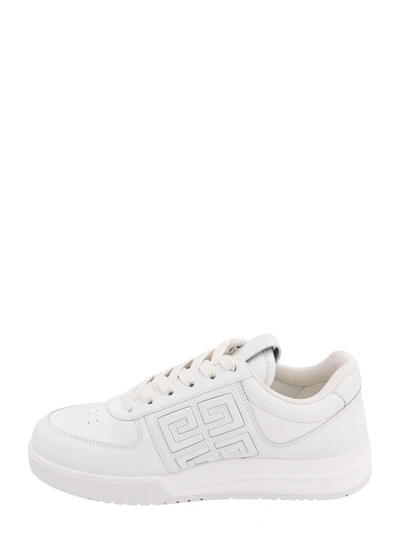 Shop Givenchy Leather Sneakers In White