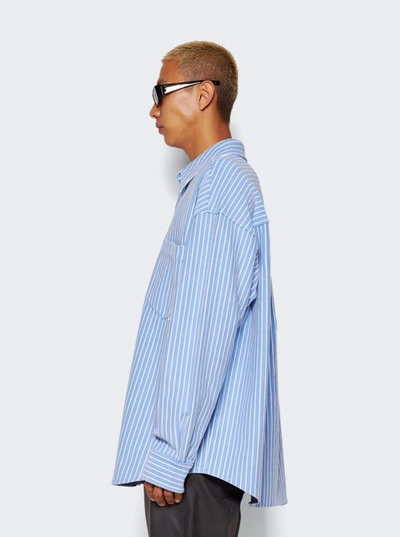 Shop Alexander Wang Button Down Shirt In Blue