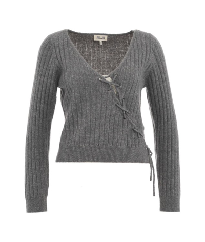 Baum Und Pferdgarten Chelsie Knit Sweater With Drawstring Neckline
