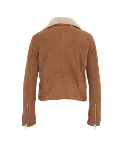 Shop Bully Brown Shearling Jacket