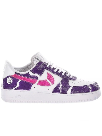 Shop Nike Air Force 1 White Violet In Purple