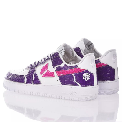 Shop Nike Air Force 1 White Violet In Purple