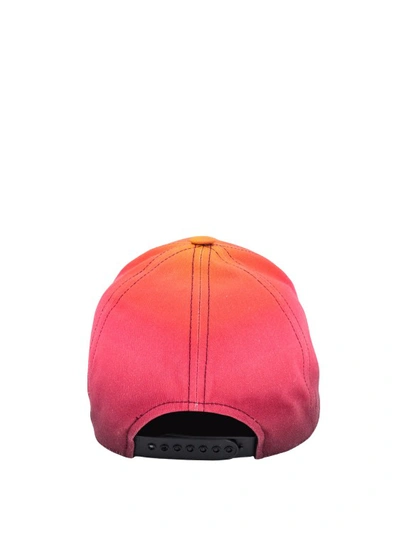 Shop Courrèges All Over Sunset Print Cotton Baseball Hat In Multicolor