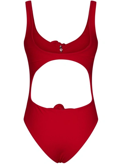Shop Magda Butrym Red One-piece Swimsuit