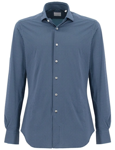Shop Xacus Dark Blue No-iron Shirts