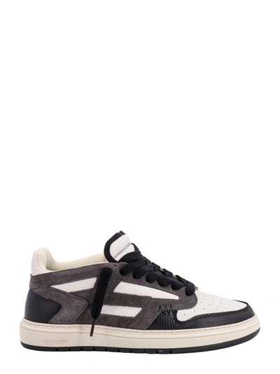 Shop Represent Lace-up Leather Sneakers In Black