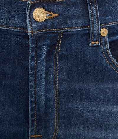 Shop 7 For All Mankind Jeans "the Modern Straight" In Blue