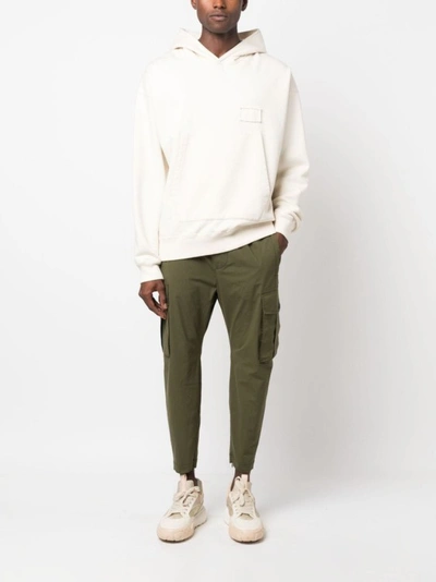 Shop Dsquared2 Tapered Drawstring Pants In Green