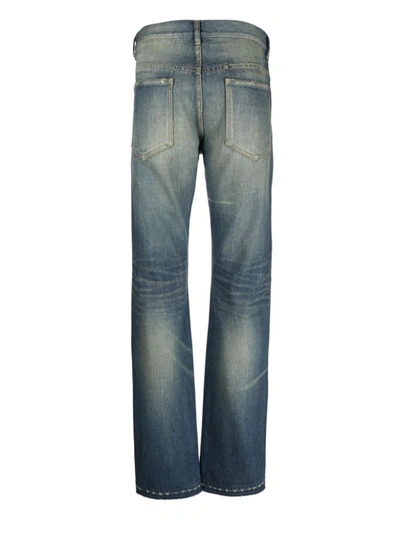 Shop Givenchy Blue Washed Jeans