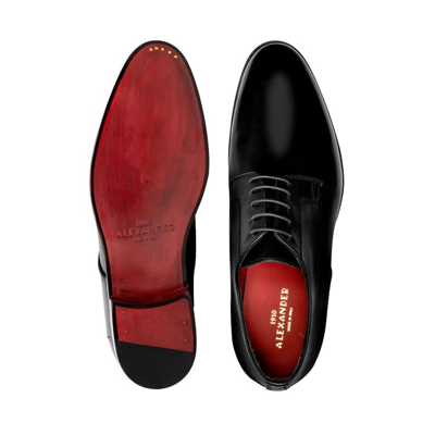 Shop Alexander 1910 Derby Montenapoleone - Black Smooth Calf