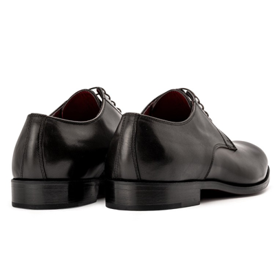 Shop Alexander 1910 Derby Montenapoleone - Black Smooth Calf