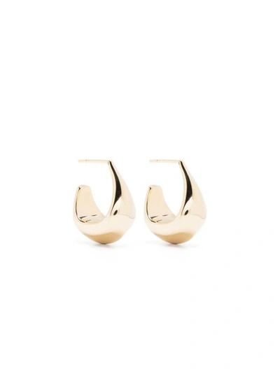 Shop Lemaire Curved Mini Drop In Gold