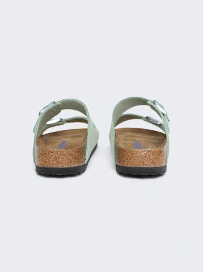 Shop Birkenstock Arizona Soft Footbed Sandals In Green