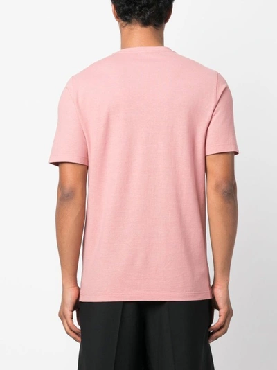 Shop Lardini Pink Cotton T-shirt