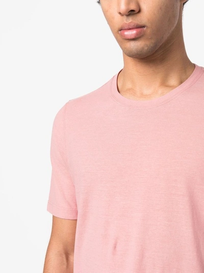 Shop Lardini Pink Cotton T-shirt