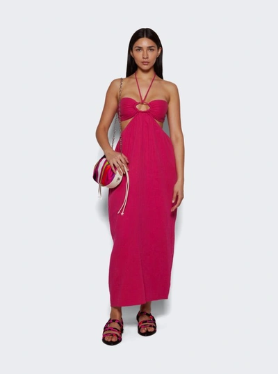 Shop Mara Hoffman Laila Dress In Red