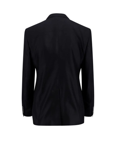 Shop Dolce & Gabbana Shantung Suit In Black