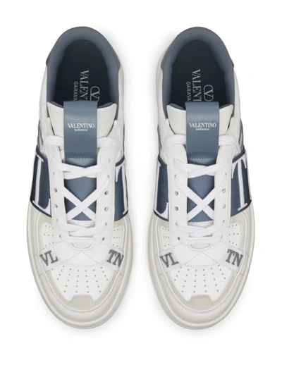 Shop Valentino White Low-top Sneakers