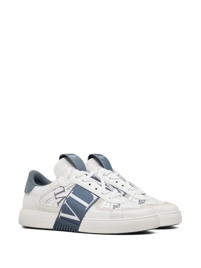 Shop Valentino White Low-top Sneakers