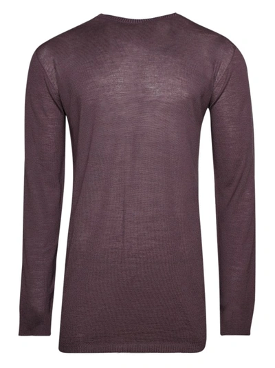 Shop Rick Owens Oversized Sweater In Purple