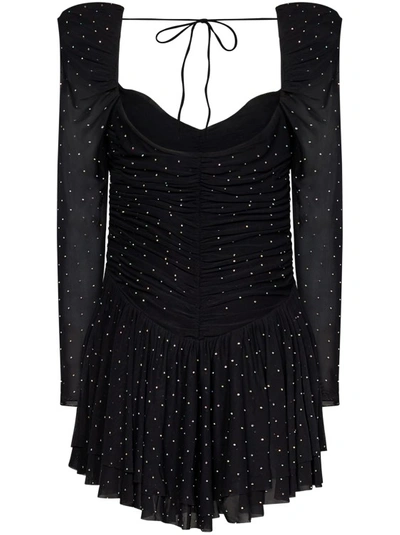 Shop Rotate Birger Christensen Black Mini Dress