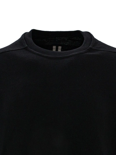 Shop Rick Owens Organic Cotton T-shirt In Black
