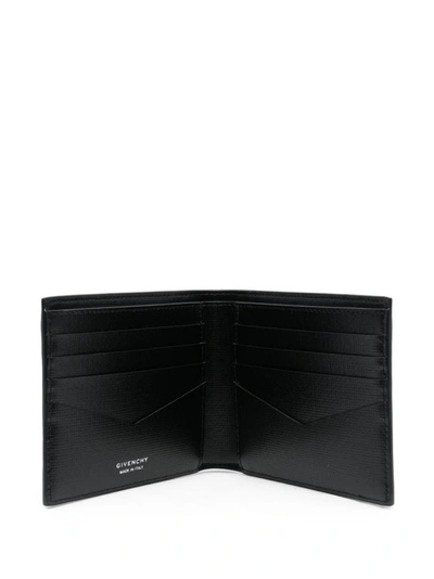 Givenchy Classic Black Leather Wallet In Black