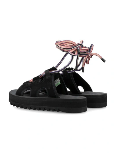 Shop Suicoke Ray-ab Sandals In Black