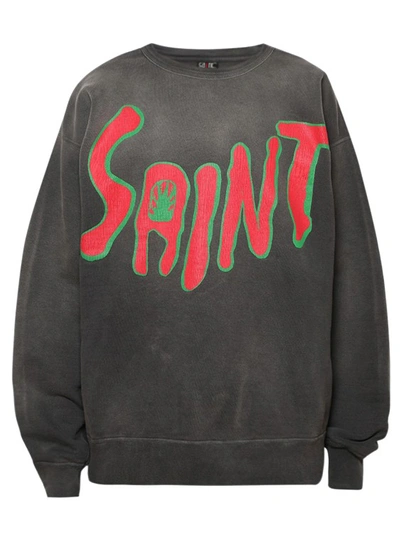 Shop Saint Michael Mx6 Crewneck Sweatshirt In Black