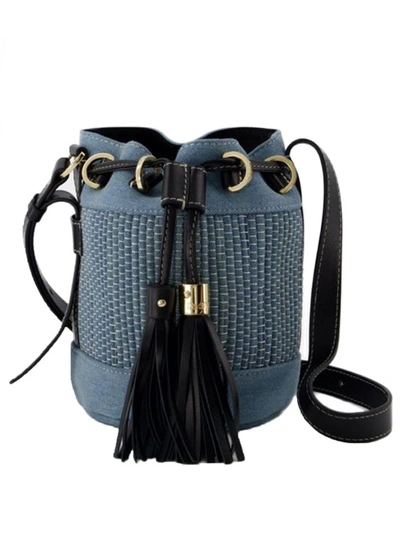 Shop See By Chloé Vicki Crossbody Bag - Cotton - Denim In Blue