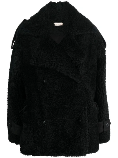 Shop The Mannei Black Leather Coats