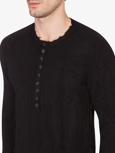 Shop Dolce & Gabbana Long-sleeved Black Sweater