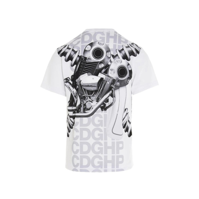 Shop Comme Des Garçons White Printed T-shirt