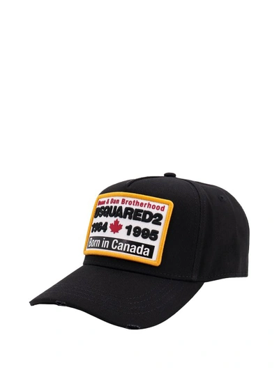 Shop Dsquared2 Black Cotton Hat