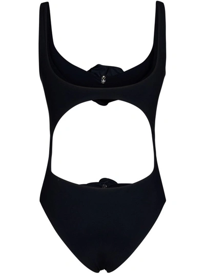 Shop Magda Butrym Black One-piece Swimsuit