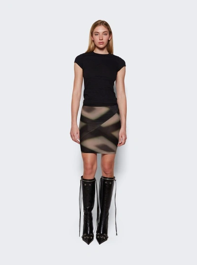 Shop Rick Owens Wolfy Skirt In Black