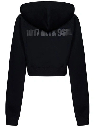 Shop Alyx Black Hoodie Sweatshirt