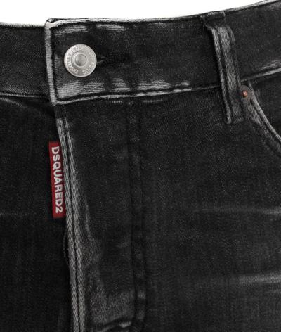 Shop Dsquared2 Boston Jeans In Black