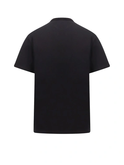 Shop Alexander Mcqueen Reflected Skull Print Cotton T-shirt In Black
