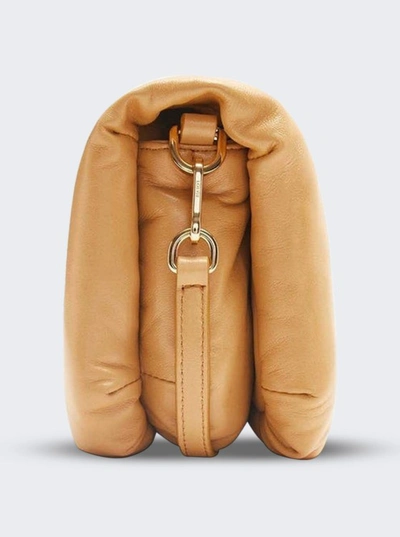 Shop Loewe Goya Puffer Mini Bag In Brown
