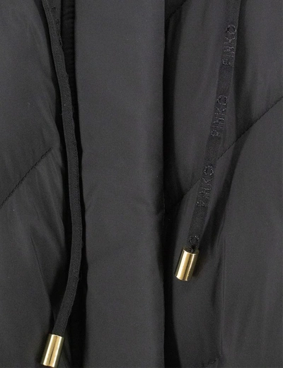 Pinko Down Jacket In Black