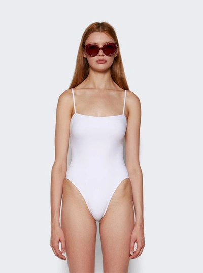 Shop Wardrobe.nyc Swimsuit In White