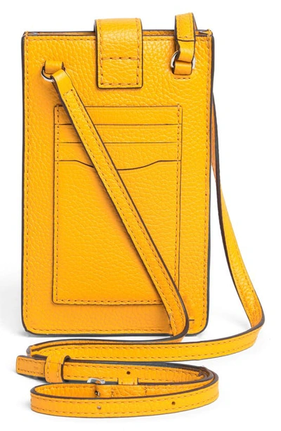 Shop Marc Jacobs Phone Crossbody Bag In Artisan's Gold