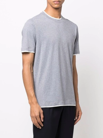 Shop Brunello Cucinelli Grey Short-sleeved T-shirt