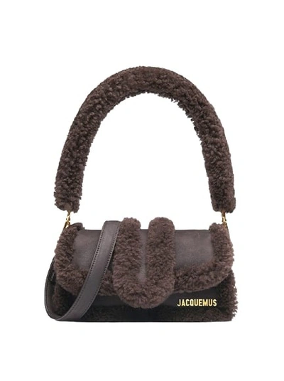 Shop Jacquemus Le Petit Bambimou Doux Bag In Brown