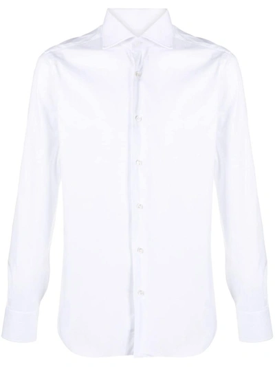 Shop Barba White Longsleeve Shirt