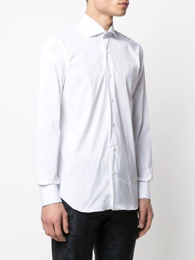 Shop Barba White Longsleeve Shirt